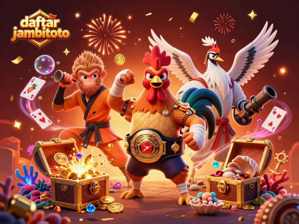 Engage in thrilling gameplay at daftar jambitoto with vibrant characters and exciting casino elements.