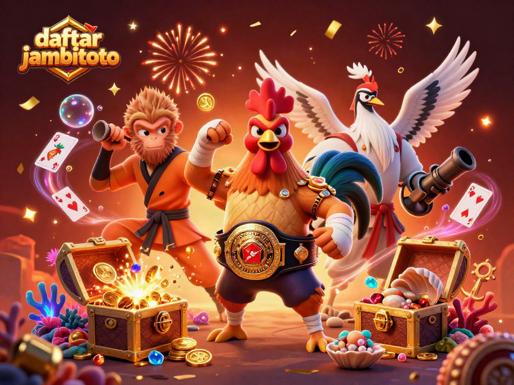 Engage in thrilling gameplay at daftar jambitoto with vibrant characters and exciting casino elements.