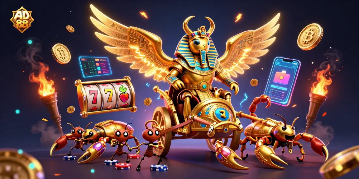 Engage with AD 88 in vibrant gameplay featuring unique characters and thrilling casino elements.