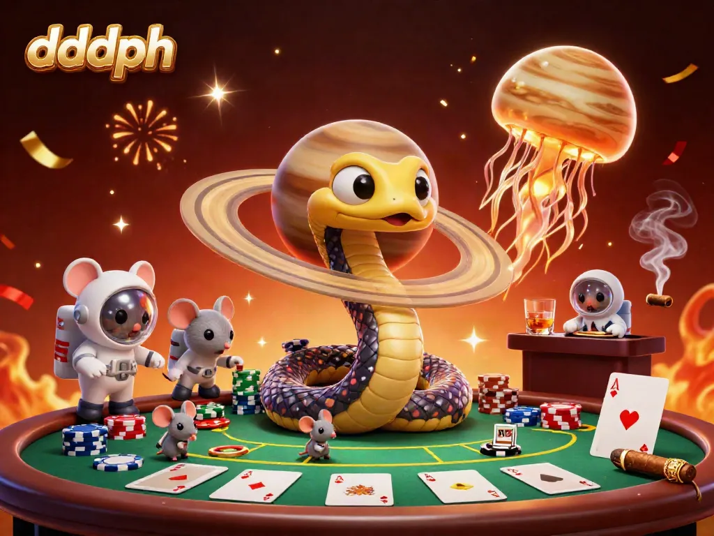 Engage in thrilling gameplay with dddph's cartoon space-themed casino adventure.