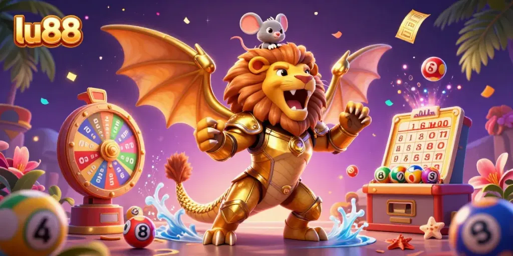 Experience exhilarating wins at lu88 with a dynamic carnival of colorful casino themes and excited characters.
