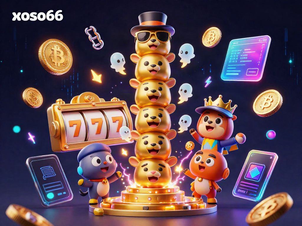 Engage with the xoso66 gaming experience showcasing a vibrant totem pole and dynamic slot elements.