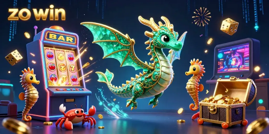 Experience the thrill of zo win with dazzling 3D casino elements and vibrant characters.