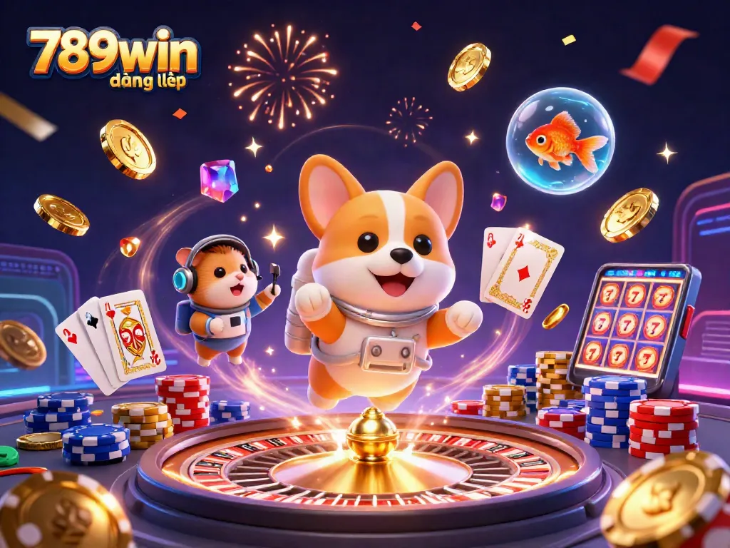 Engage in thrilling gameplay with 789win đăng nhập in a vibrant casino setting filled with excitement.