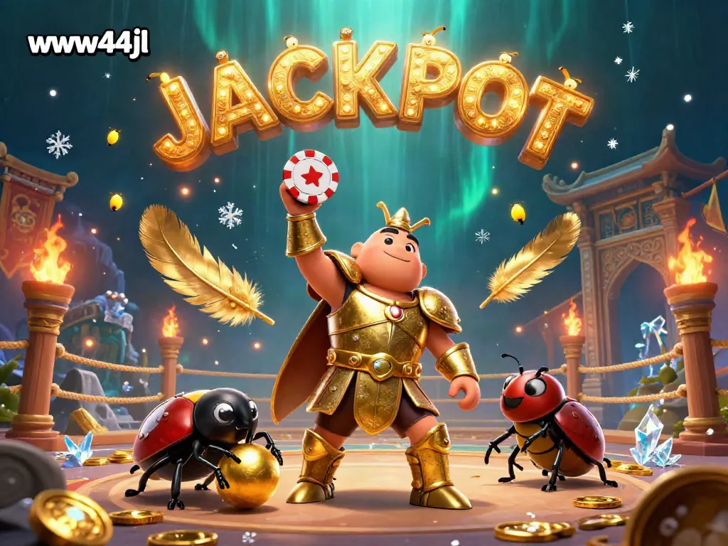 Experience the thrill of victory at www44jl with a daring beetle and dazzling jackpot!